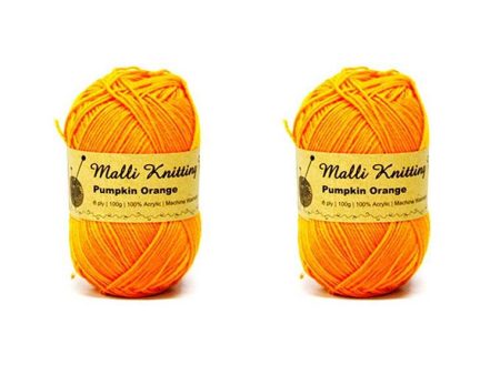 Pumpkin Orange Yarn on Sale