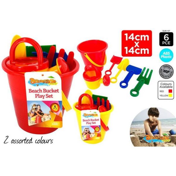 Beach Bucket Play Set, 6pcs Online Hot Sale