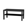 My Home Coffee Table With Shelf Black Hot on Sale