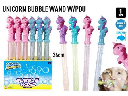 Unicorn Bubble Wand, 36cm on Sale