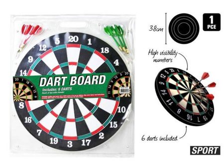 Dartboard with  Darts. Easy To Install on Sale