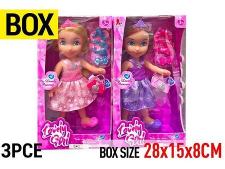 Lovely Girl Doll with  Accessories, 25cm For Cheap