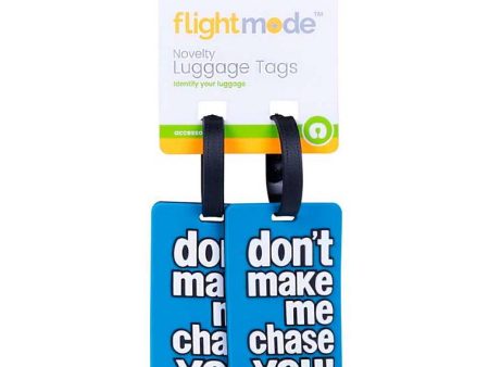 Flight Mode PVC Luggage Tags, 2pk Hot on Sale