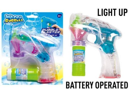 Bubble Gun with Solution, Battery Operated, 56ml Cheap