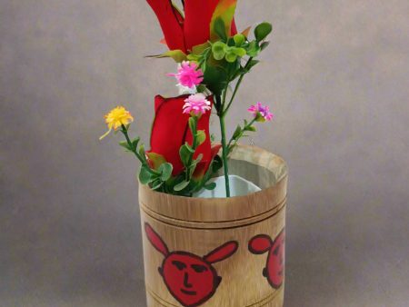 Handicraft bamboo planter gift Home Decoration For Discount