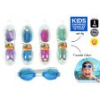 Kid Swim Goggles with Case, 4 Assorted For Sale