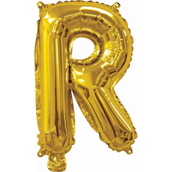 Foil Balloon 35Cm Gold R Hot on Sale