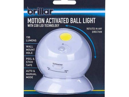 COB LED Motion Activated Swivel Ball Light on Sale