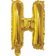 Foil Balloon 35Cm Gold H Supply