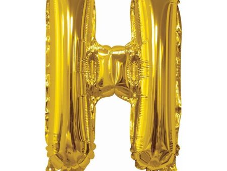 Foil Balloon 35Cm Gold H Supply