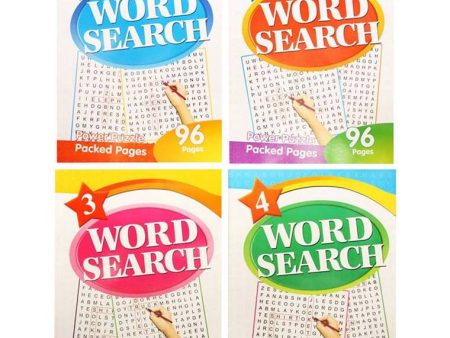 Book, Word Search, Large Print, 96pgs, A5 Fashion