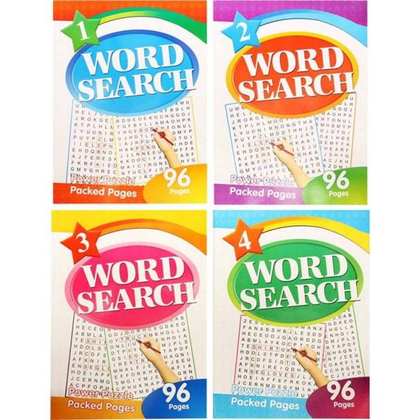 Book, Word Search, Large Print, 96pgs, A5 Fashion