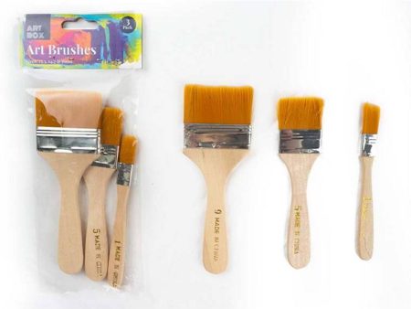 Adult Art Brushes, 3pk Online now