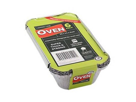 Foil Container with Lid, 6pk Online Sale