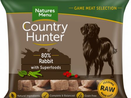 COUNTRY HUNTER RAW NUGGETS  FULL-FLAVOURED RABBIT  FOR ADULT DOGS-1KG Discount