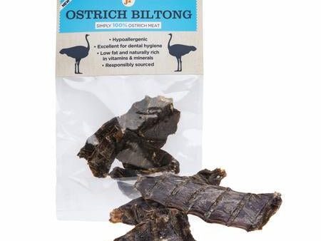 JR Ostrich Biltong 60g Natural Dog Treat Discount