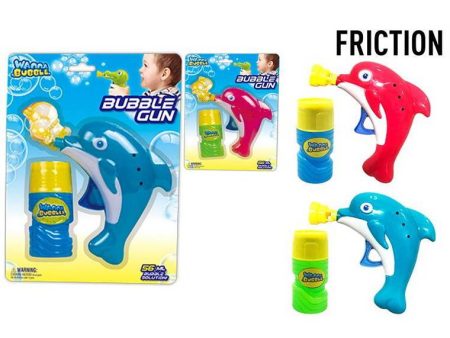 Friction Dolphin Bubble Gun, 2pcs For Sale