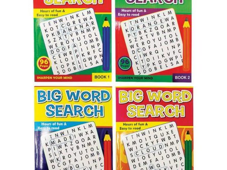 Book, Wordsearch, 96pgs, A4 For Cheap