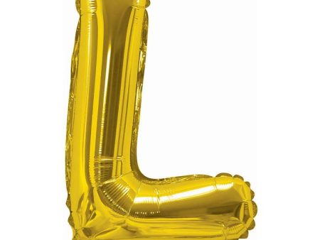 Foil Balloon 35Cm Gold L Online Hot Sale