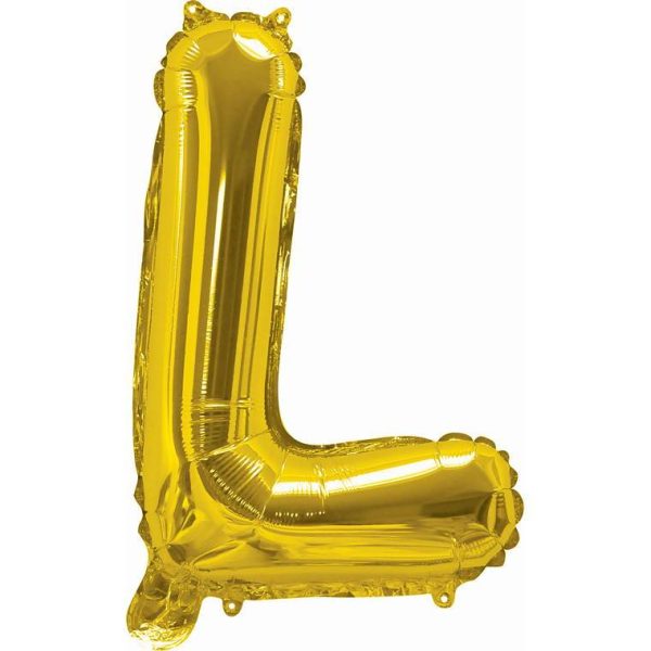 Foil Balloon 35Cm Gold L Online Hot Sale