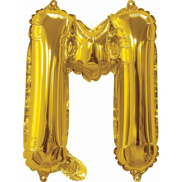 Foil Balloon 35Cm Gold M Online now