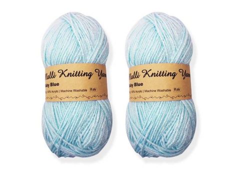 Acrylic Baby Yarn Blue For Sale