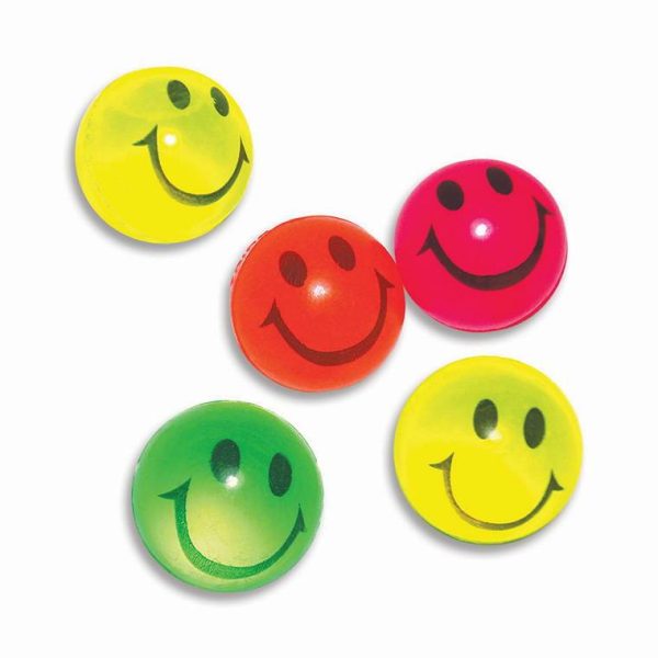 Favour Smiley Bouncing Balls 5Pcs Sale