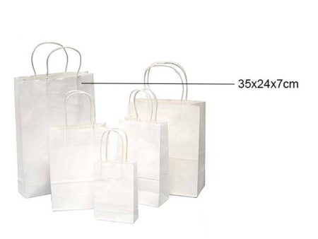 White Craft Paper Bags, 2pk For Discount