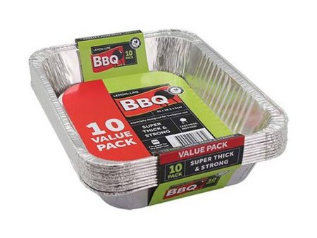 Foil Tray, Rectangle, 10pk For Cheap