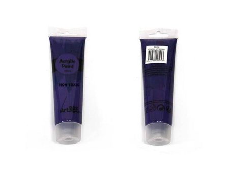 Acrylic Paint Tube, Plum Discount