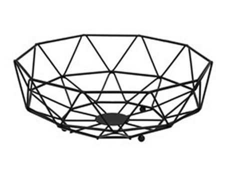 Wire Diamond Fruit Basket, 28x10cm, 2 Assorted For Sale