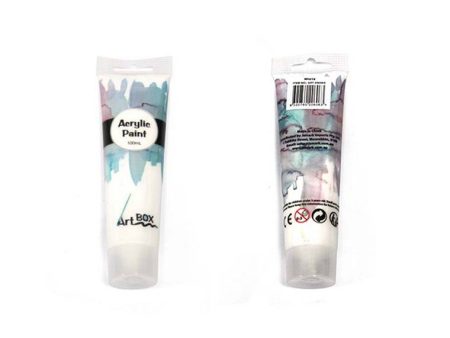 Acrylic Paint Tube, White Online now