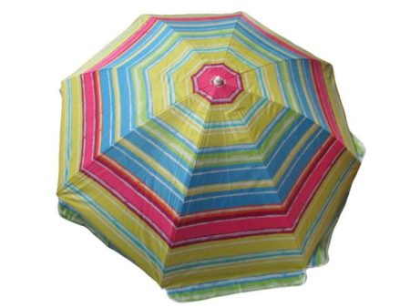 Beach Umbrella, UV, Striped For Discount