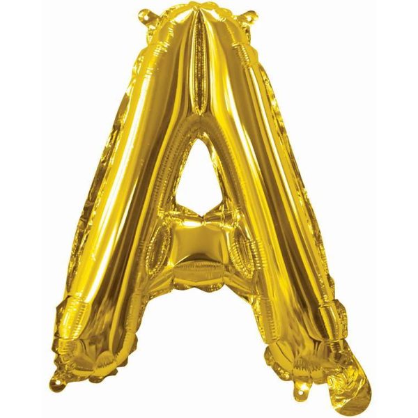 Foil Balloon 35Cm Gold A Online Hot Sale