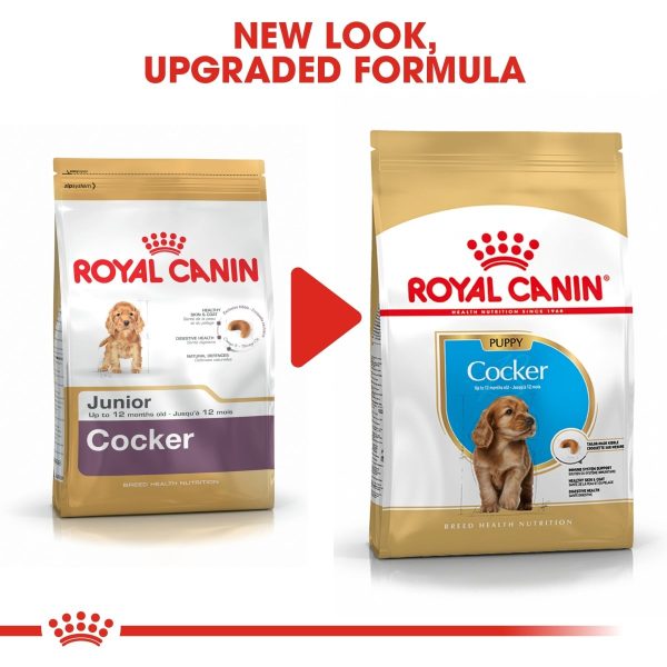 ROYAL CANIN Breed Cocker Puppy Dry Dog Food 3Kg For Sale