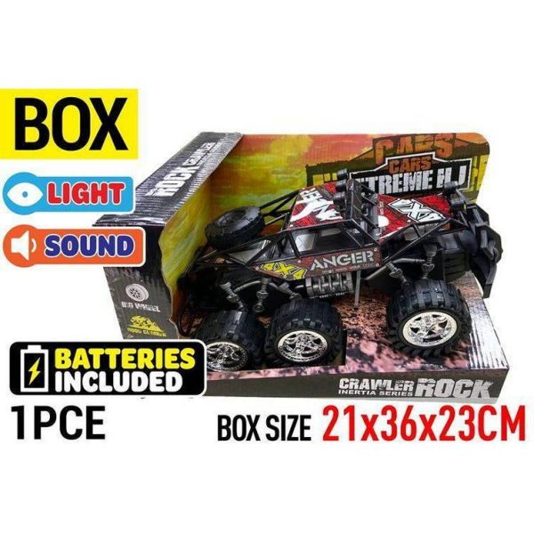 Crawler Truck 6-Wheeler-Friction, 34cm on Sale