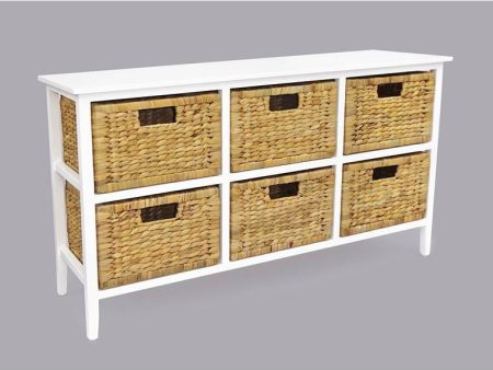 Airlie 6 Drawer Chest White Online now