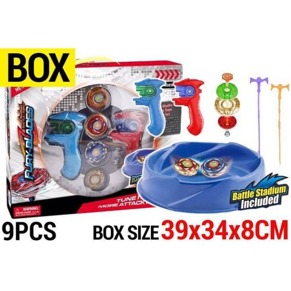 Fury Fighters Battle Top Playset, 6pcs For Sale