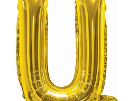 Foil Balloon 35Cm Gold U For Discount