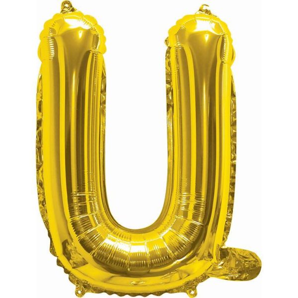 Foil Balloon 35Cm Gold U For Discount