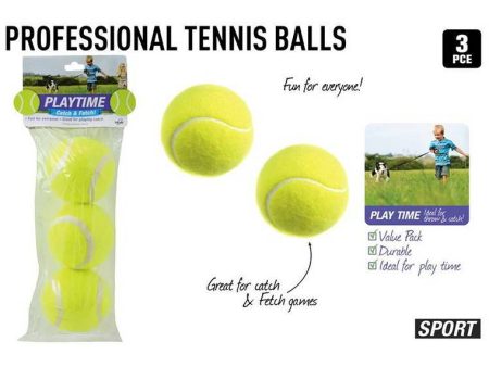 Tennis Balls, 3pcs on Sale