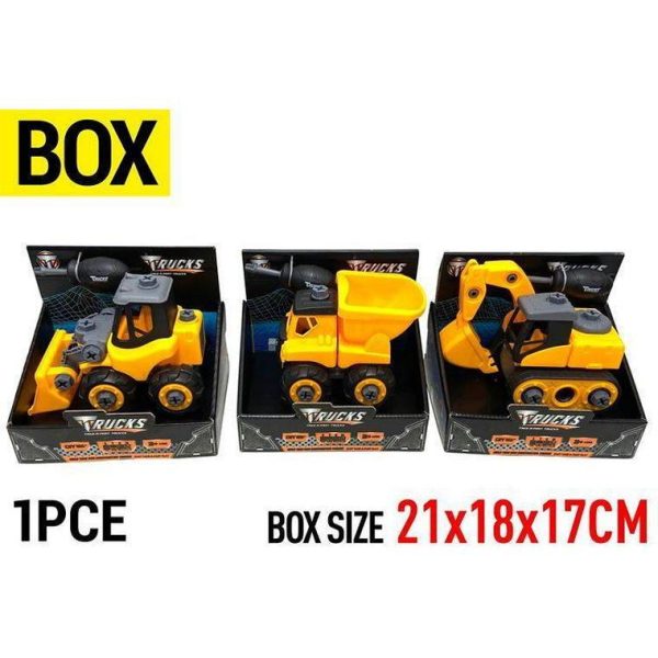 Construction Vehicles, DIY, 3 Assorted on Sale