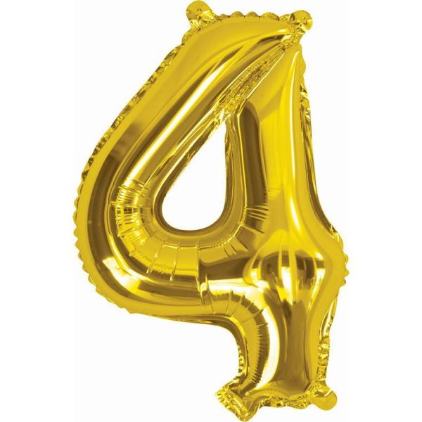 Foil Balloon 35Cm Gold 4 Online now