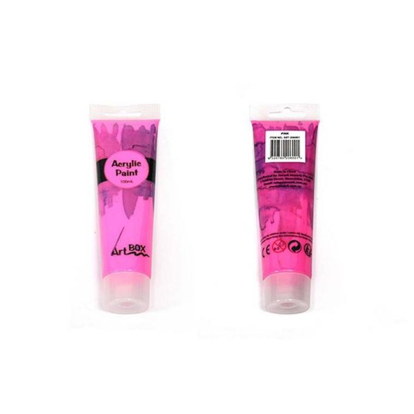 Acrylic Paint Tube, Pink Discount