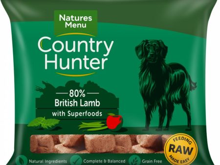 NATURES MENU COUNTRY HUNTER RAW NUGGETS  BRITISH LAMB  WITH SUPERFOODS FOR ADULT DOGS 1kg Online