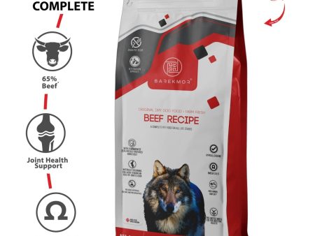 Barekmor: Grain Free Beef Recipe (All Life Stage – For Puppies And Adult Dogs) With 65% Beef  and 35% Fruits and Veg Online Sale