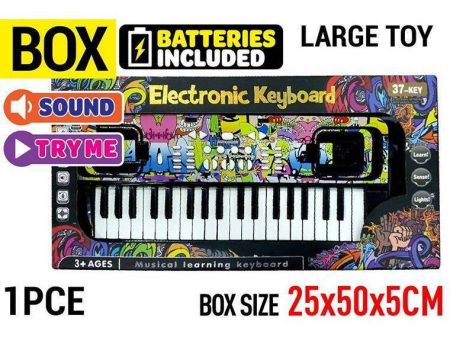 Electronic Keyboard, 37 Key Battery Operated, 42.5cm For Cheap