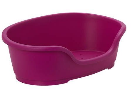 Plastic Dog Bed Pink Colour - X-Small 40cm on Sale