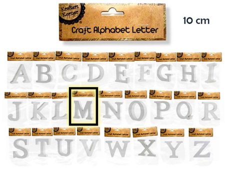 Alphabet Letters, M, 10cm Supply