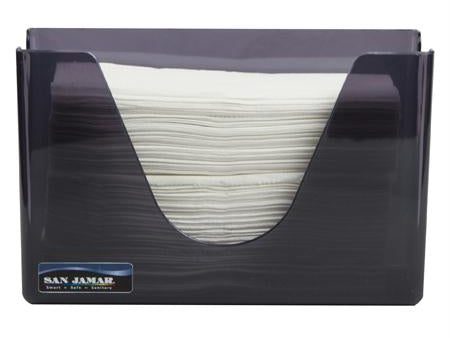 San Jamar Countertop Folded Towel Dispenser-Black Pearl Online Hot Sale